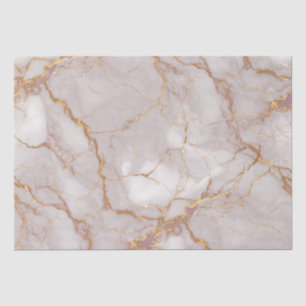 Texturpapier aus weißem und goldfarbenem Marmor Seidenpapier