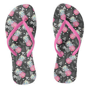 Texturrisches Ananas-Muster Flip Flops