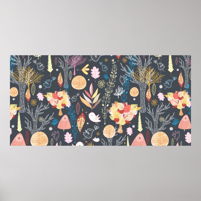 Texturwald Poster (Vorne)