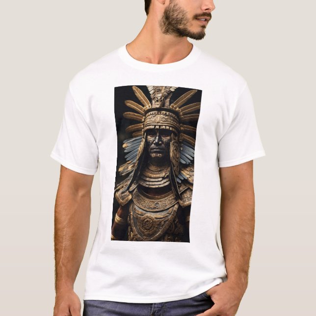 Tezcatlipoca - Aztec Gott der Nacht und der Hexere T-Shirt (Vorderseite)