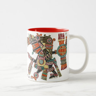 Tezcatlipoca - rauchende Spiegel Zweifarbige Tasse