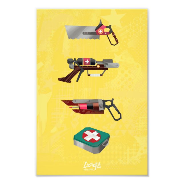 TF2 RED-Medizin-Tools Fotodruck (Vorne)