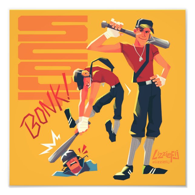 TF2 Scout Bonus! Printmedien mittlerer Kunst Fotodruck (Vorne)