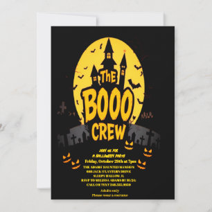 TF Boo Crew Halloween-Party Einladung