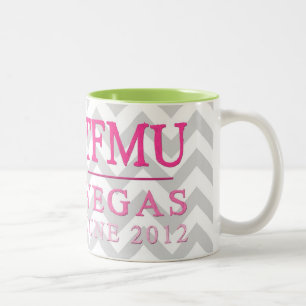 TFMU VEGAS rosa Zickzack Tasse