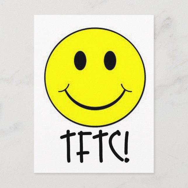 TFTC mit Postkarte (Vorderseite)