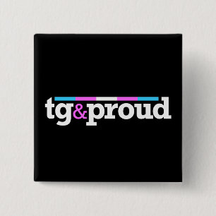 Tg&proud schwarzer Knopf Button