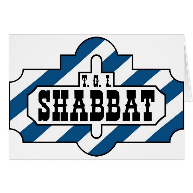 TGI SHABBAT (Vorderseite (Horizontal))
