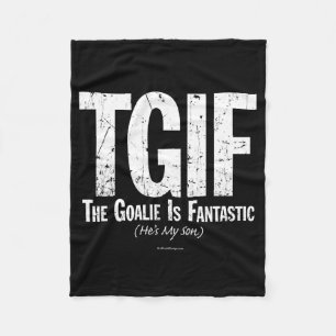 TGIF: Die Goalie ist fantastisch (Hockey) Fleecedecke