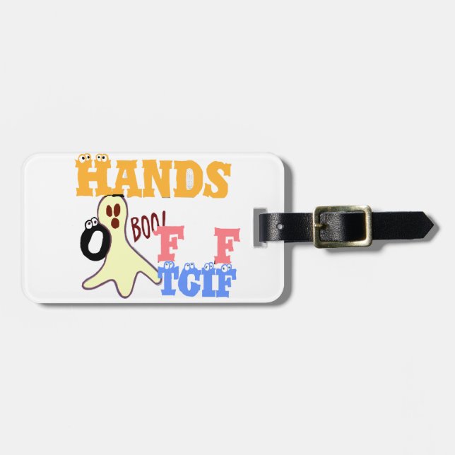 TGIF fRIDAY COLORS.png Gepäckanhänger (Vorderseite horizontal)