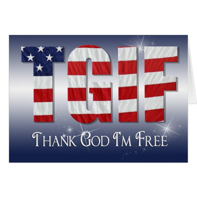 TGIF Patriotic (Vorderseite (Horizontal))