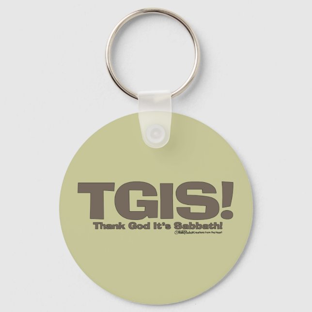 TGIS Sabbath design Schlüsselanhänger (Vorderseite)