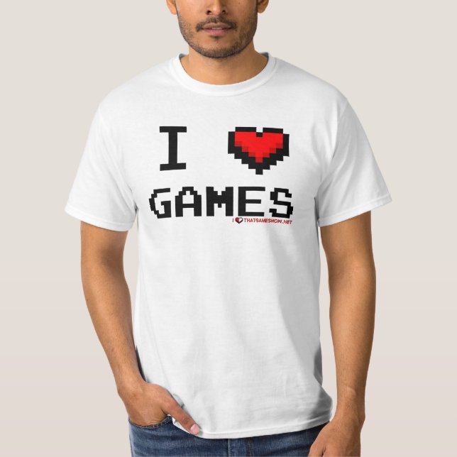 TGS I Herz-Spiel-T-Shirt T-Shirt (Vorderseite)