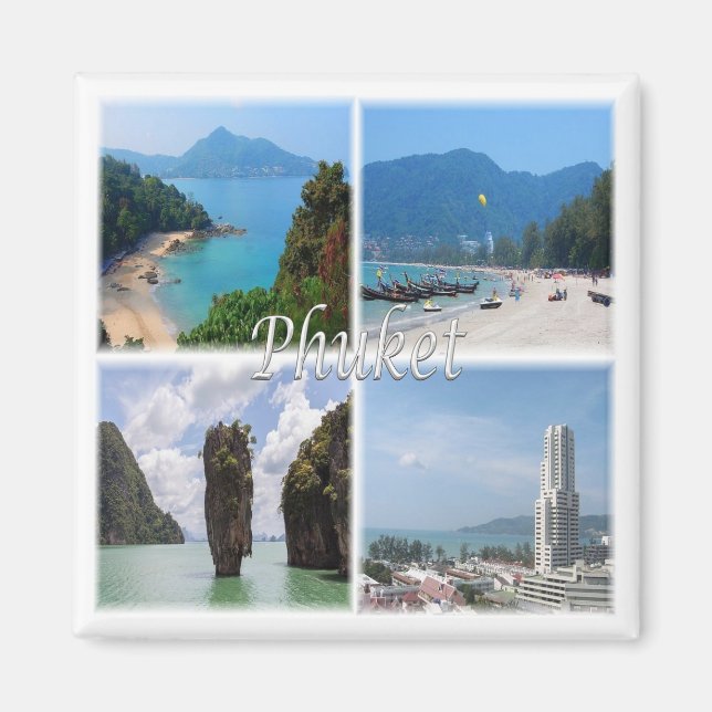 TH004 PHUKET, Thailand, Asien, Kühlschrank Magnet (Vorne)
