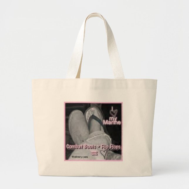th_combatbootsandflipflops jumbo stoffbeutel (Vorne)