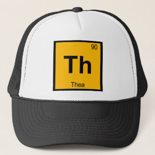 Th - Periodisches Tabellensymbol der Thea Titan Ch Truckerkappe
