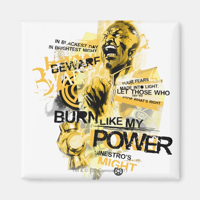 Thaal Sinestro 10 Magnet (Vorne)