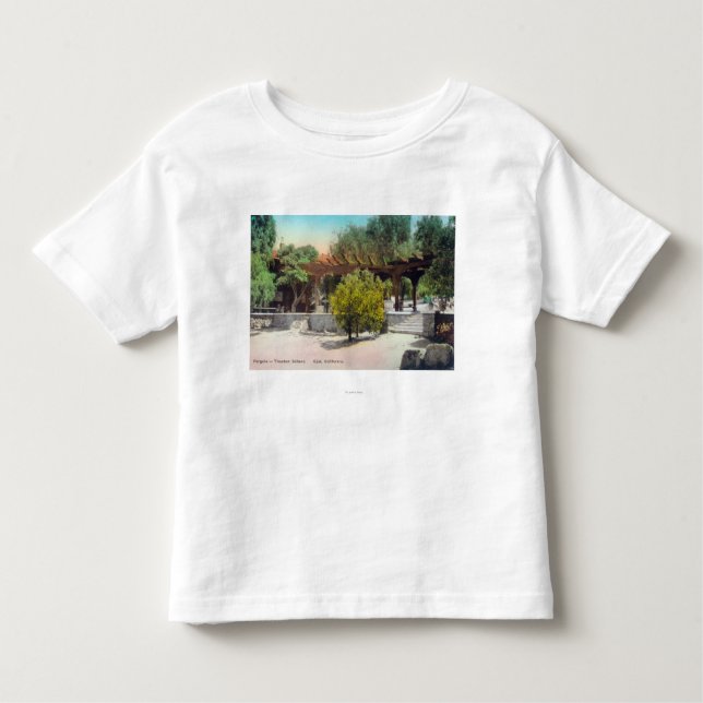 Thacher SchulPergola ViewOjai, CA Kleinkind T-shirt (Vorderseite)