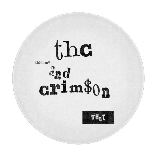 thaddeus & crimson schneidebrett (Vorderseite)