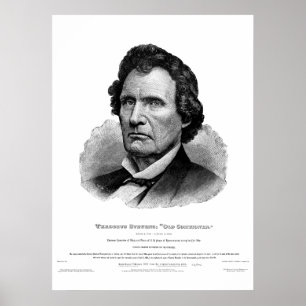 Thaddeus Stevens Druck Poster