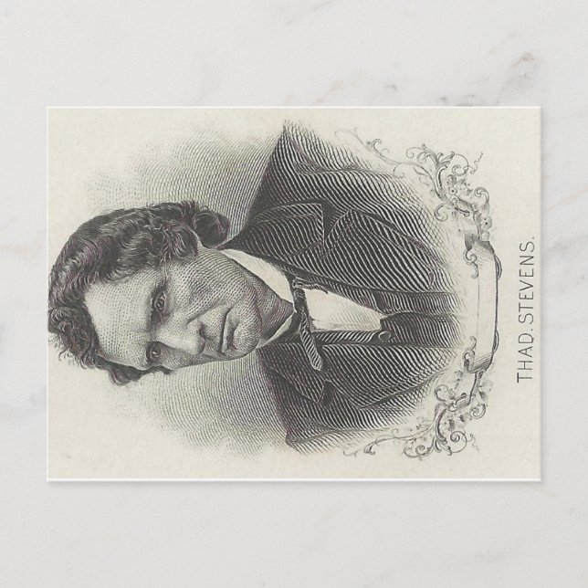 Thaddeus Stevens Postkarte (Vorderseite)