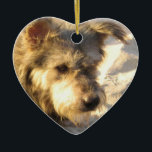 Thai Beach Dog Keramik Ornament<br><div class="desc">Thai Beach Dog entspannen an einem Strand in Thailand. Go Isaan Fotografy ist spezialisiert auf idiosynkratische Bilder aus Thailand,  Kambodscha und Laos. Hier finden Sie einzigartige Grußkarten,  Postkarten,  Poster,  Mousepads und mehr.</div>