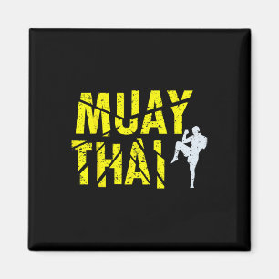 Thai-Boxen - Muay Thai Boxer Kickboxen Magnet
