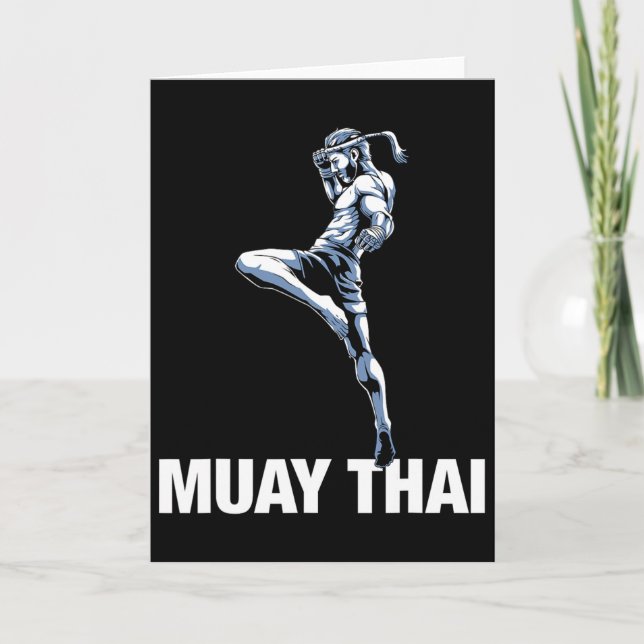 Thai-Boxen und Kickboxen  Karte (Vorderseite)