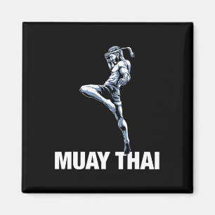 Thai-Boxen und Kickboxen Magnet