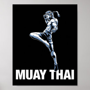 Thai-Boxen und Kickboxen  Poster