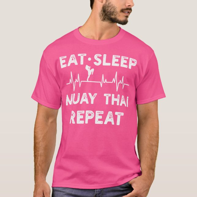 Thai Boxing Muay Thai Kickboxing T-Shirt (Vorderseite)