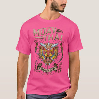 Thai Boxing Warrior's Heart Muay Thai und Lion Dem T-Shirt