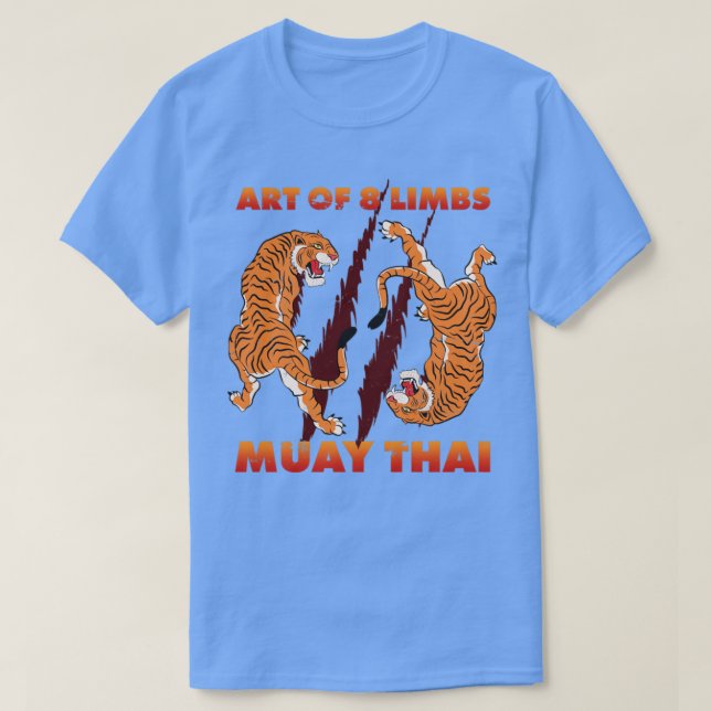 Thai Boxkunst 8 Limbs Muay Thai T-Shirt (Design vorne)