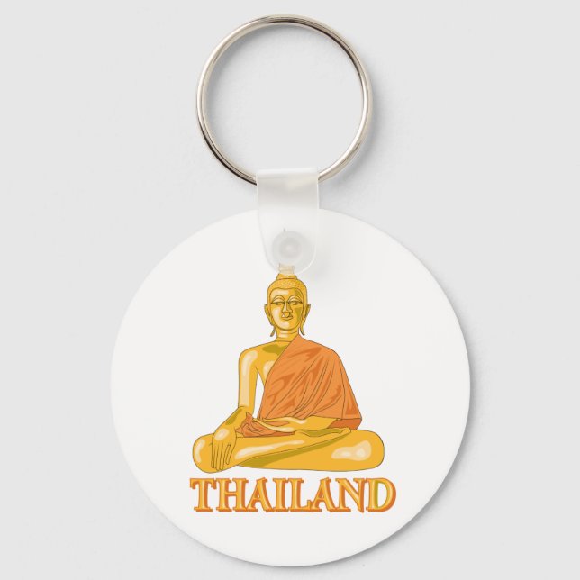 Thai Buddha Schlüsselanhänger (Vorderseite)
