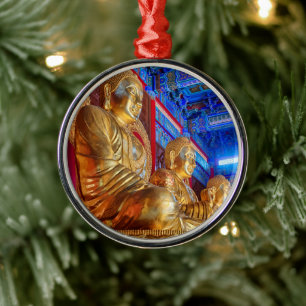 Thai China Buddha Image Statue Ornament Aus Metall