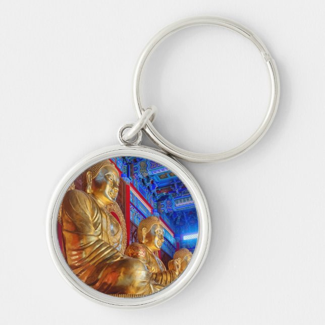 Thai China Buddha Image Statue Schlüsselanhänger (Vorne)