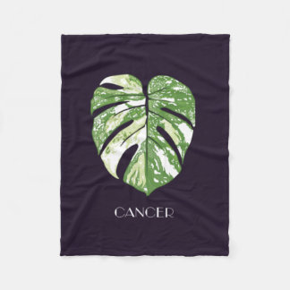 Thai Constellation Monstera Cancer Fleecedecke