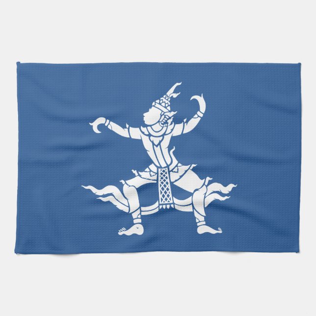 Thai Dancer ⚠ Thailand Sign ⚠ Handtuch (Horizontal)