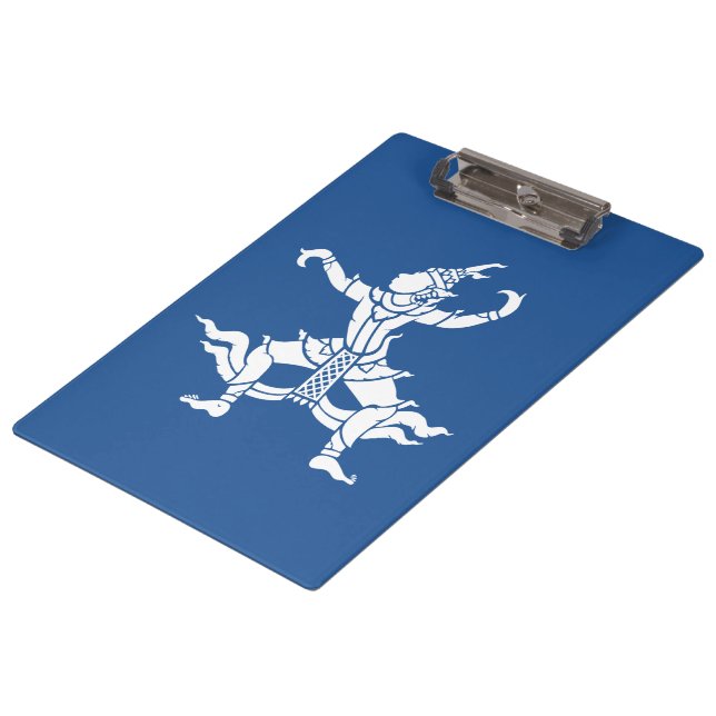 Thai Dancer ⚠ Thailand Sign ⚠ Klemmbrett (Schrägansicht)