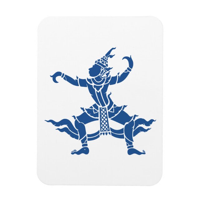 Thai Dancer ⚠ Thailand Sign ⚠ Magnet (Vertikal)