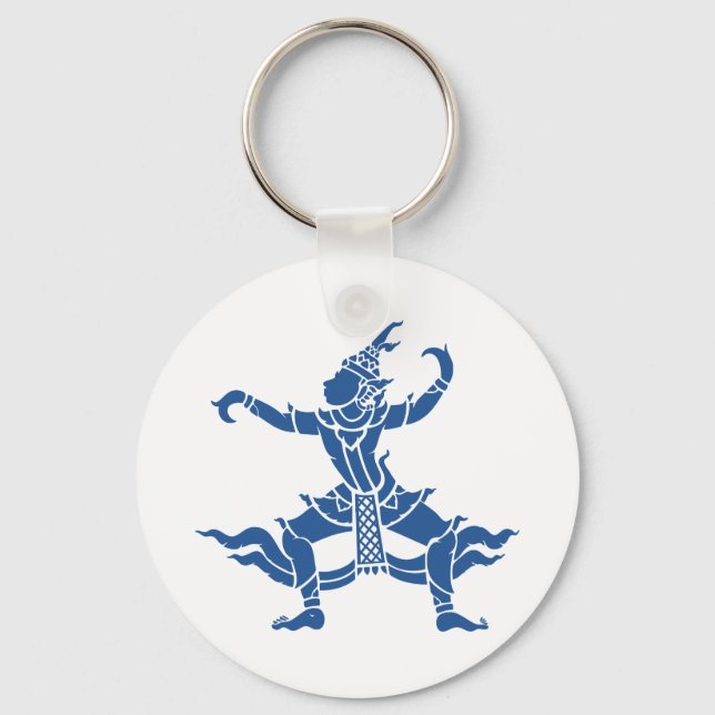 Thai Dancer ⚠ Thailand Sign ⚠ Schlüsselanhänger (Vorderseite)