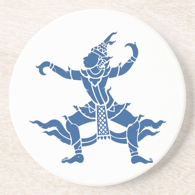 Thai Dancer ⚠ Thailand Sign ⚠ Untersetzer (Vorne)
