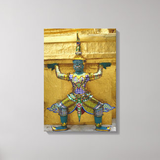Thai Demon-Grand Palace - überzogene Canvas Print Leinwanddruck