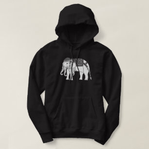Thai Erawan White Elephant Hoodie