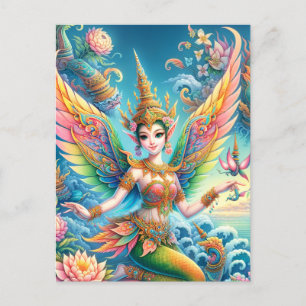 Thai Fairy Postkarte