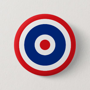 Thai Flag Roundel Target Button