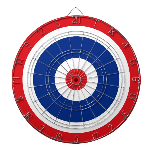 Thai Flag Roundel Target Dartscheibe (vorne)