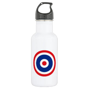 Thai Flag Roundel Target Edelstahlflasche