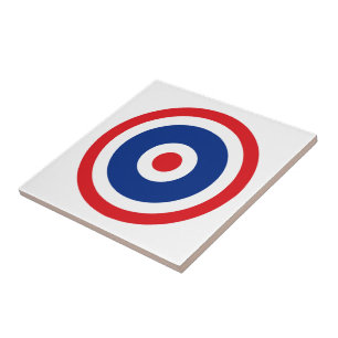 Thai Flag Roundel Target Fliese