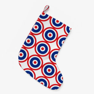 Thai Flag Roundel Target Kleiner Weihnachtsstrumpf